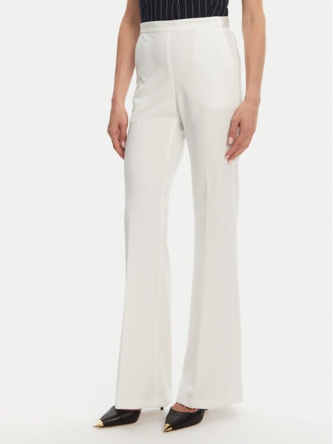 Imperial Spodnie palazzo P3E9JAW Écru Wide Leg