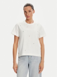 Vero Moda T-Shirt 10325318 Biały Regular Fit