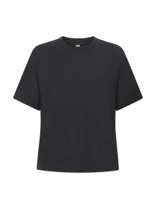 clique Over-T Women Luźny T-shirt 100% bawełna czarny