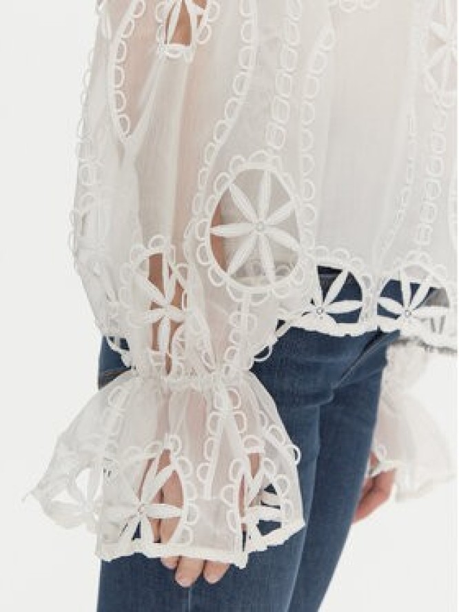 Bardot Bluzka 59731TB Biały Regular Fit