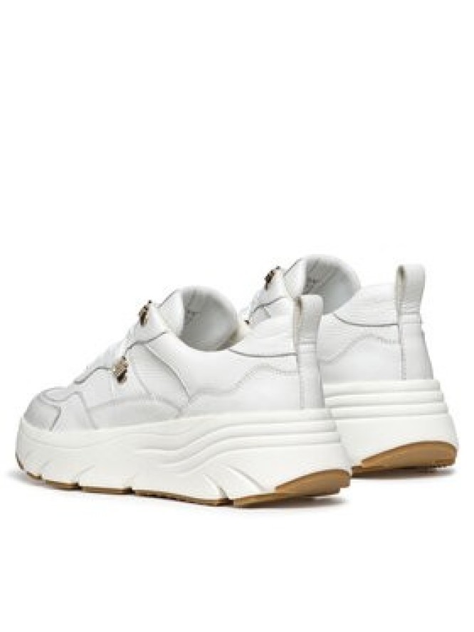 Geox Sneakersy D Diamanta D36UFE 00046 C1000 Biały