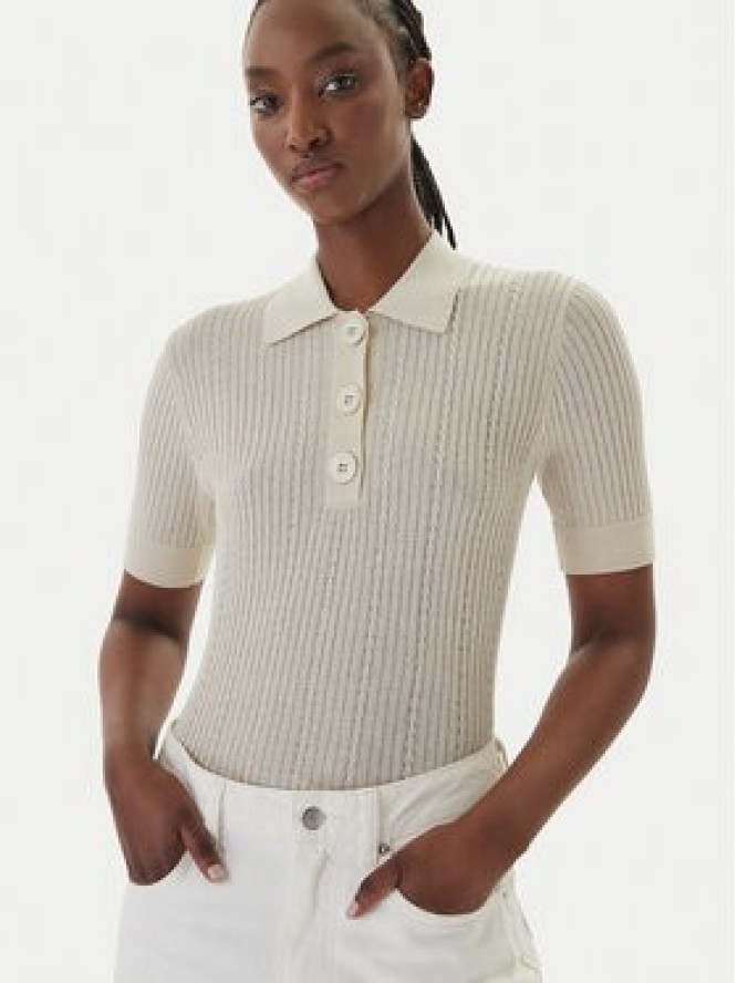 Liu Jo Polo WA6285 MS46J Beżowy Slim Fit