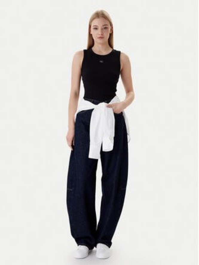 Calvin Klein Top LV047C201G Czarny Slim Fit