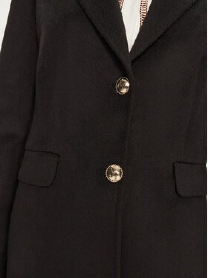 Maryley Płaszcz przejściowy 24IB808/14NE Czarny Regular Fit