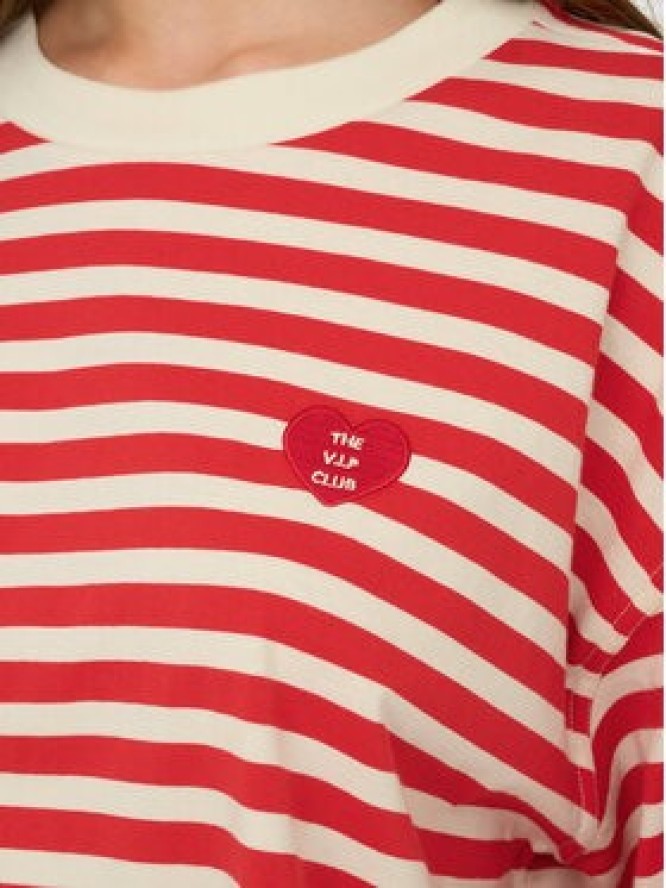 ONLY Bluzka Livina 15359682 Czerwony Regular Fit