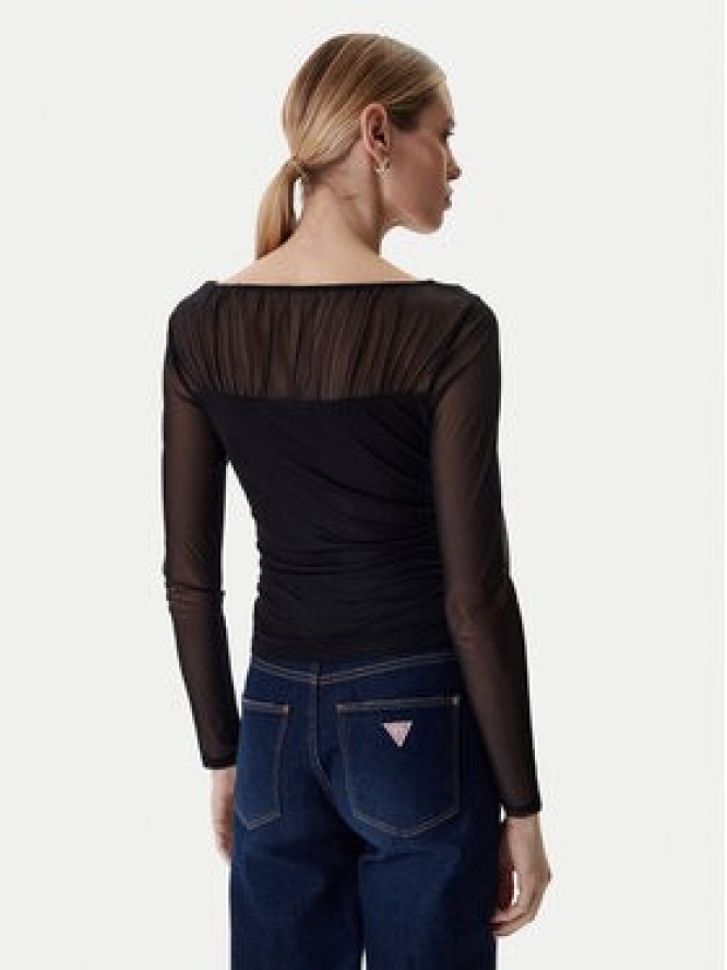 Guess Bluzka W6RP04 KBAH2 Czarny Regular Fit
