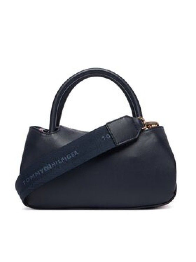 Tommy Hilfiger Torebka Th Logotape Mini Satchel AW0AW18743 Granatowy