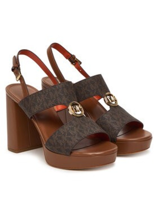 MICHAEL Michael Kors Sandały Erin Platform 40S6ERHS1B Brązowy
