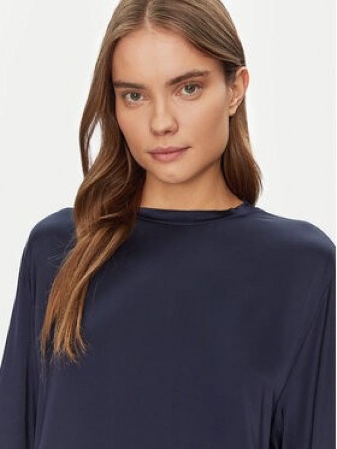 ViCOLO Bluzka TD0013 Granatowy Relaxed Fit