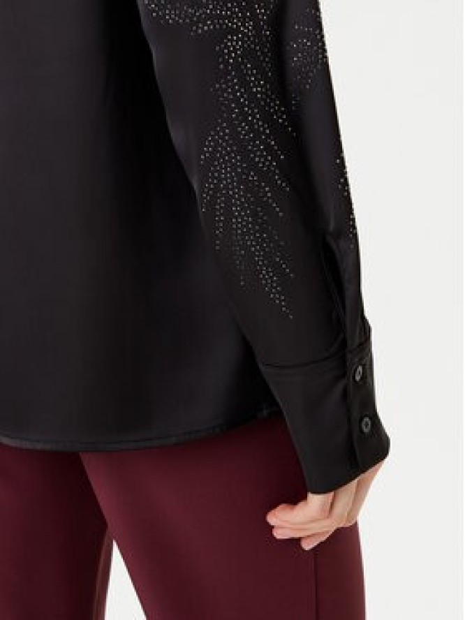 Guess Koszula W5YH40 WFQC2 Czarny Regular Fit