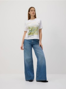 T-shirt z nadrukiem - biały