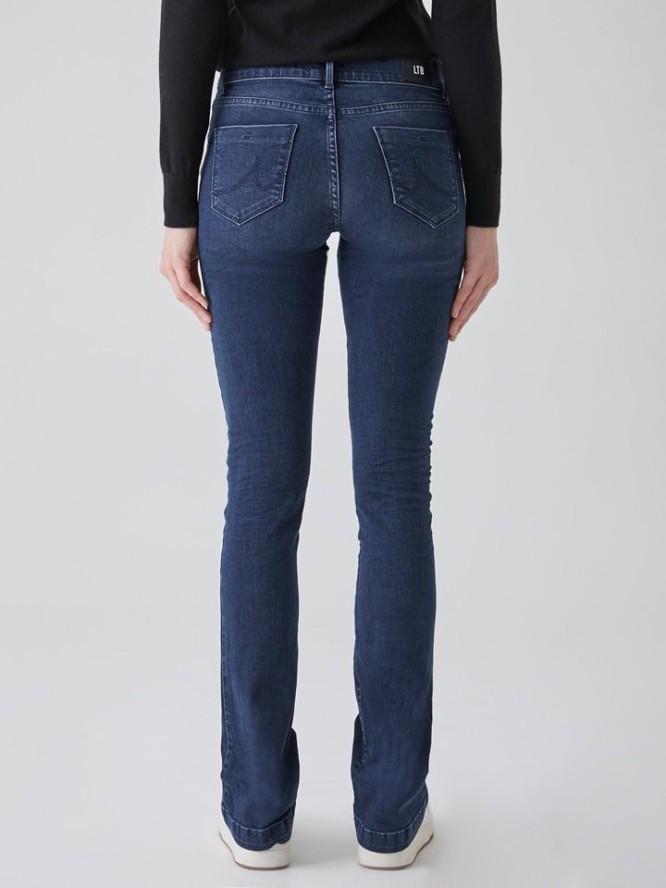 LTB Dżinsy "Fallon" - Flare fit - w kolorze granatowym rozmiar: W27/L32
