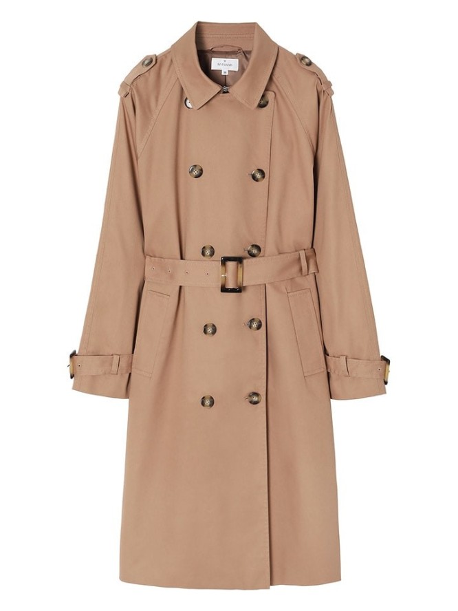 TATUUM Trencz w kolorze jasnobrązowym rozmiar: 40