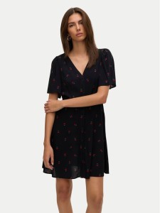 Vero Moda Sukienka letnia Alba 10292845 Czarny Regular Fit