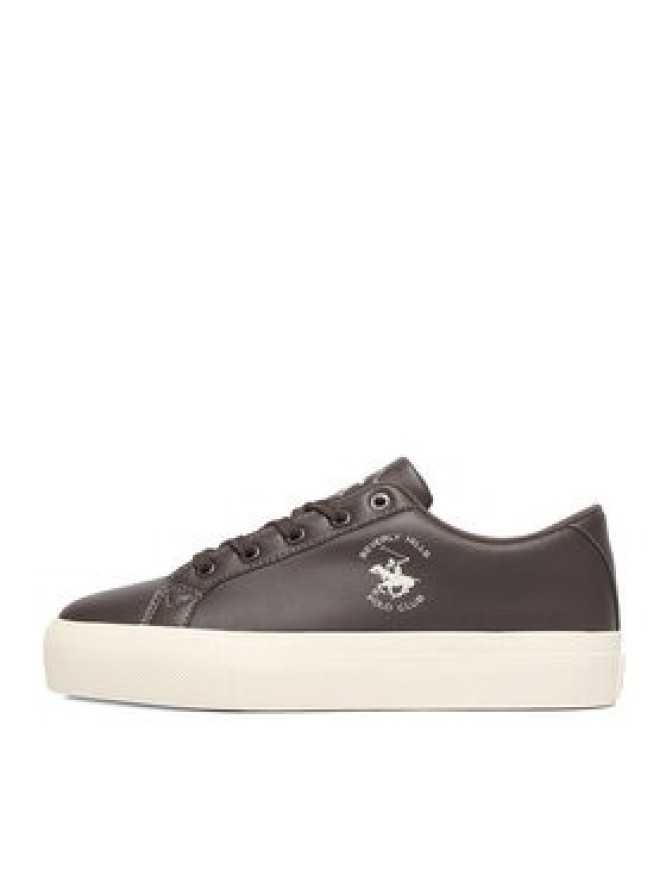 Beverly Hills Polo Club Sneakersy CEO-BHPC040W Brązowy ciemny