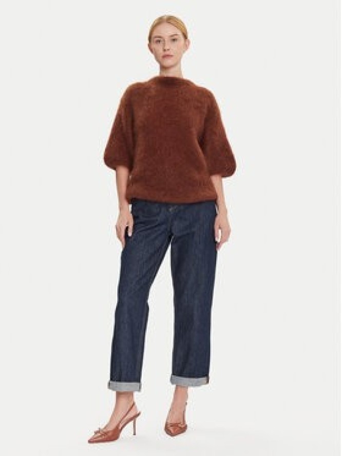 Dixie Sweter M277Y101A Brązowy Relaxed Fit