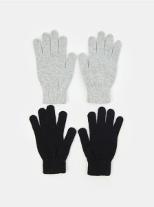 Rękawiczki 2 pack - szary