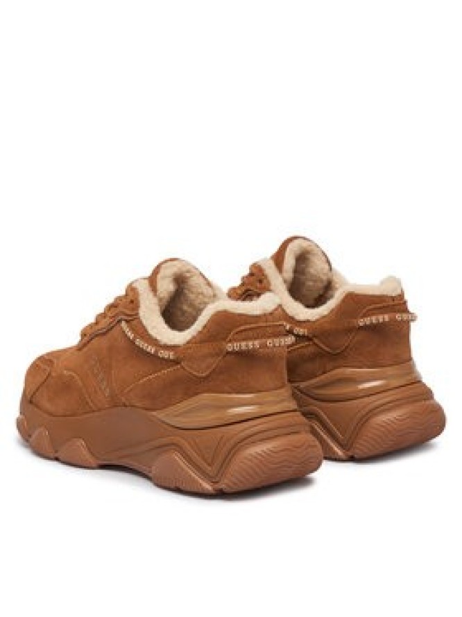 Guess Sneakersy FLFMI3 SUE12 Brązowy