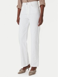 Marella Jeansy 2613181024 Biały Wide Leg