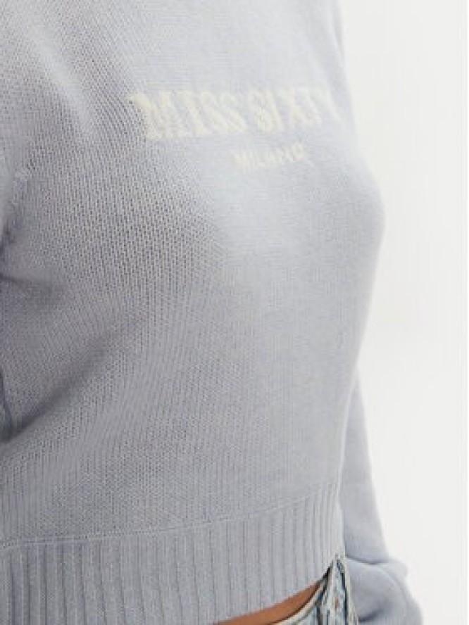 Miss Sixty Sweter 6L4RJ4360000 Błękitny Regular Fit