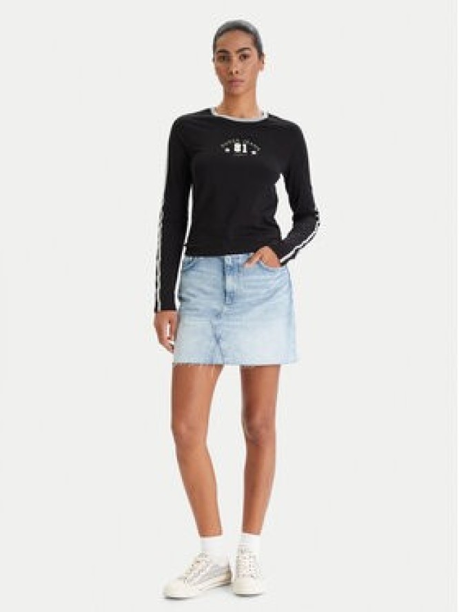 Guess Spódnica jeansowa W6RD1H D6833 Niebieski Regular Fit