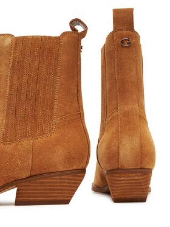 Guess Kowbojki FLTLN2 SUE10 Brązowy