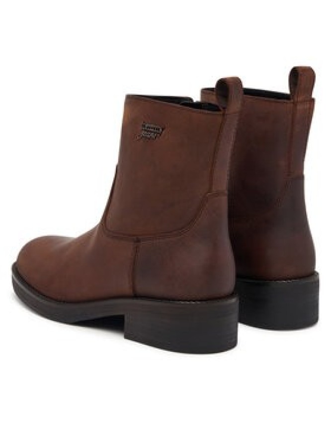 Tommy Jeans Botki Tjw Soft Sole Chelsea Boots Lth EN0EN03080 Brązowy