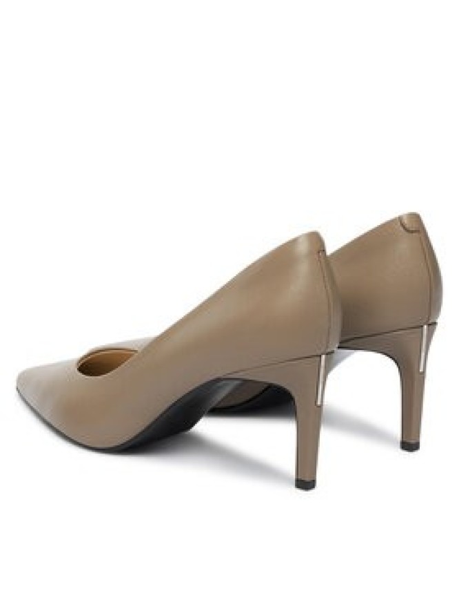 Calvin Klein Szpilki Ess Stiletto 70 HW0HW02607 Beżowy