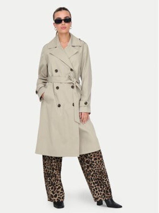 ONLY Trencz Leja 15336402 Beżowy Regular Fit