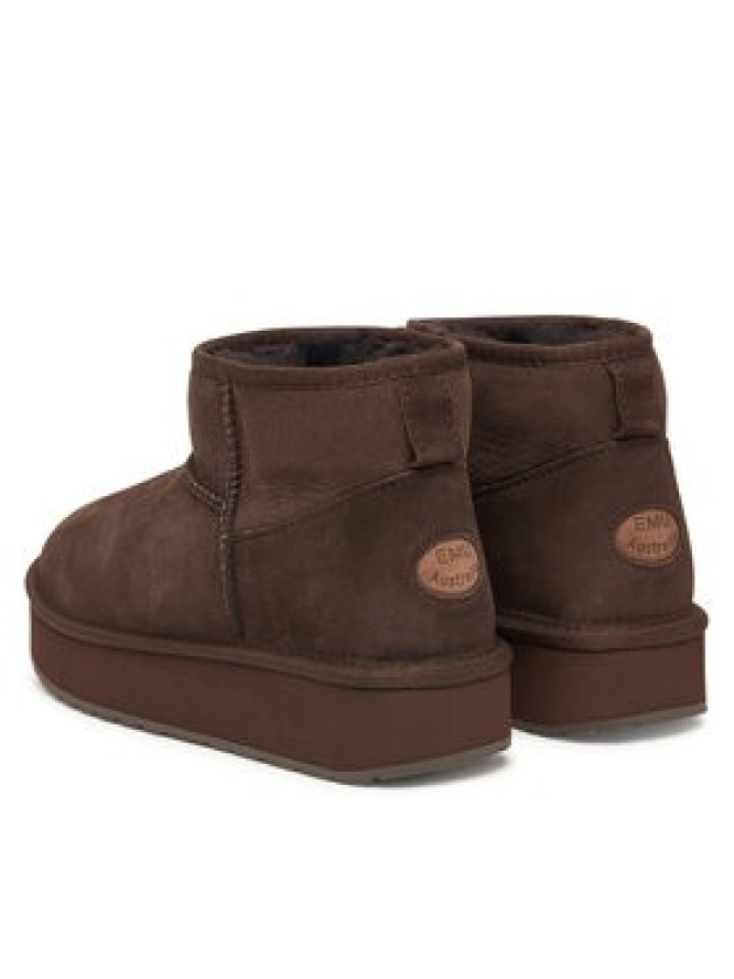 EMU Australia Śniegowce Stinger Micro Flatform 2.1 W13296 Brązowy ciemny
