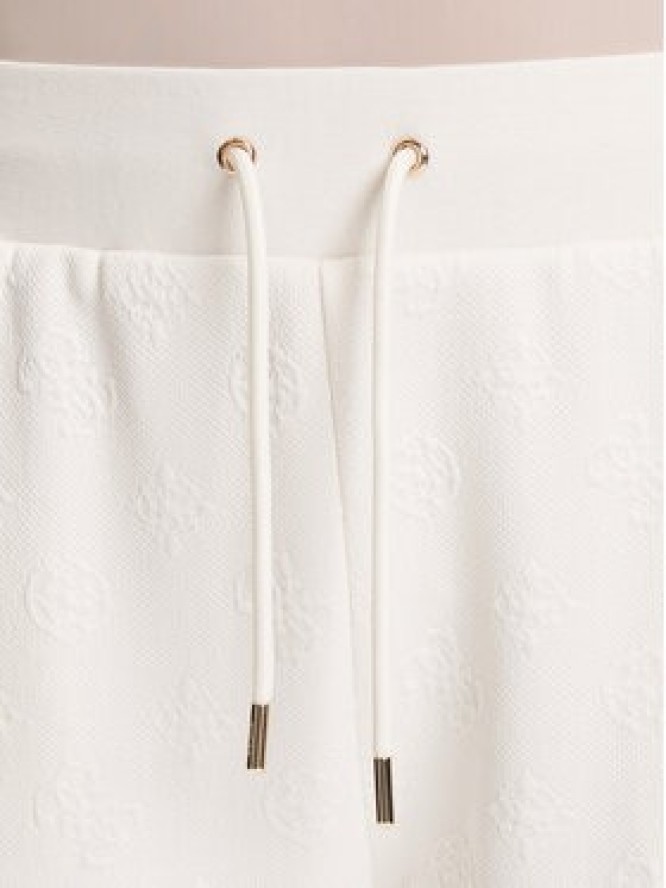 Guess Spodnie dresowe V5YB06 KBSL2 Écru Regular Fit