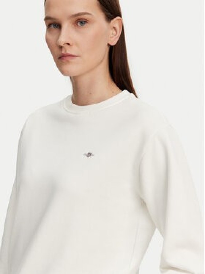 Gant Bluza Shield 4201414 Écru Relaxed Fit