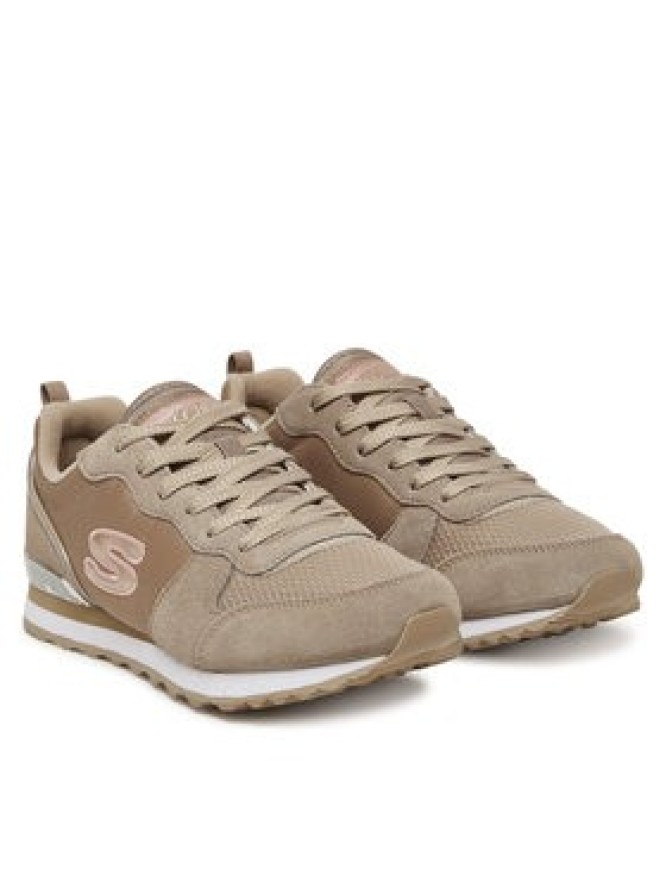 Skechers Sneakersy Og 85-Goldn Gurl 111/NAT Beżowy
