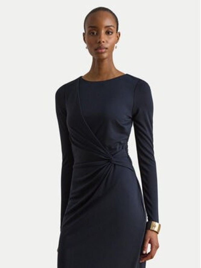 LAUREN RALPH LAUREN Sukienka dzianinowa 200P14033001 Granatowy Slim Fit