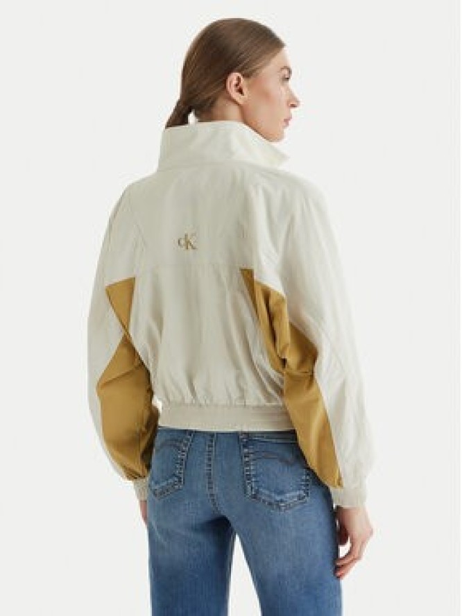 Calvin Klein Jeans Kurtka bomber LV047F506G Beżowy Regular Fit