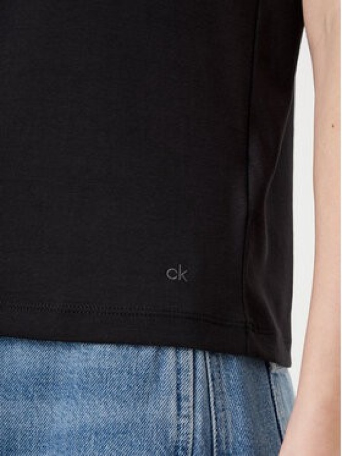 Calvin Klein T-Shirt K20K208399 Czarny Regular Fit