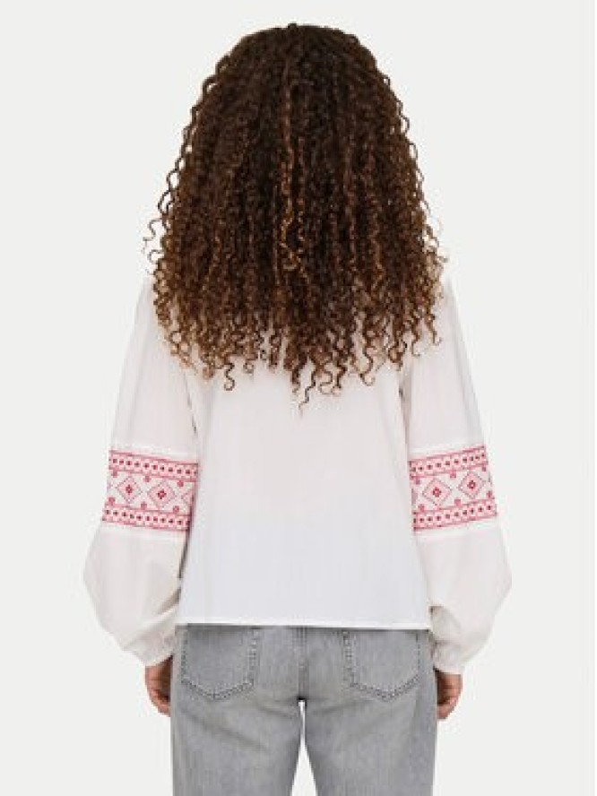 JDY Bluzka Lulu 15345478 Biały Regular Fit