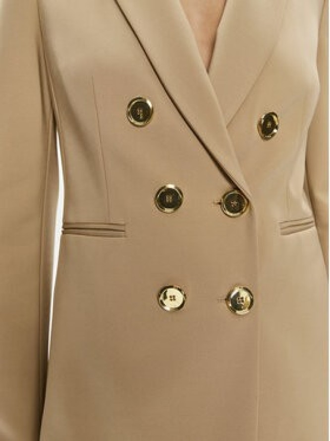 Pinko Marynarka Alexia 100256 A1L3 Beżowy Regular Fit