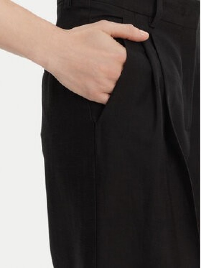 Weekend Max Mara Spodnie palazzo Veliero 2515131132 Czarny Wide Leg