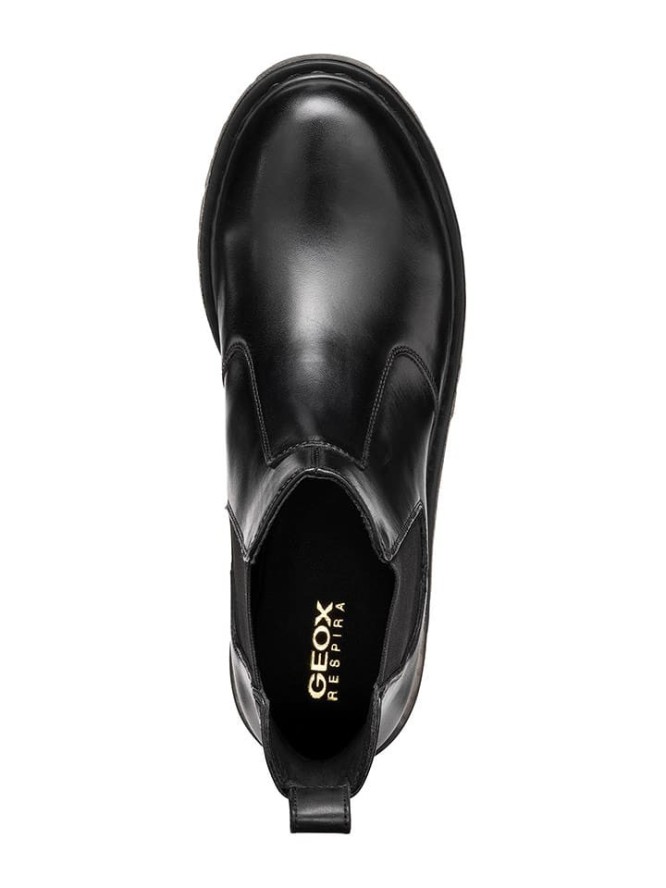 Geox Skórzane sztyblety "Bleyze" w kolorze czarnym rozmiar: 38