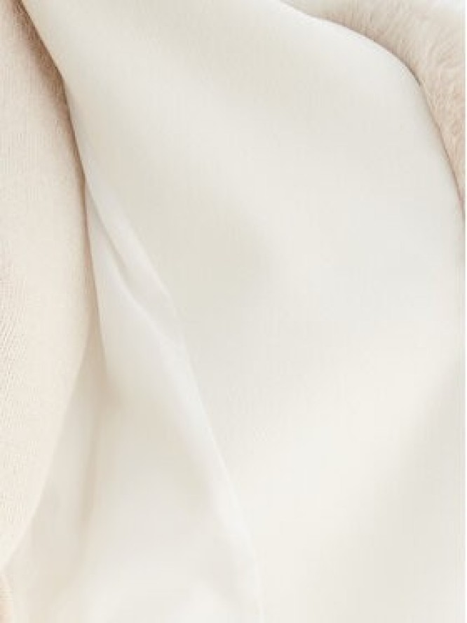 Rinascimento Płaszcz zimowy CFC0126714003 Écru Regular Fit