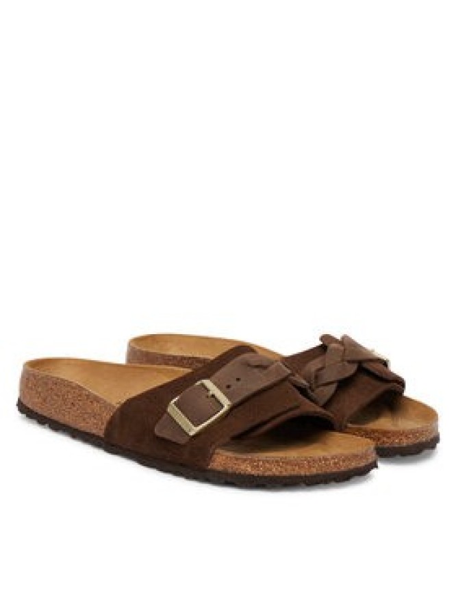 Birkenstock Klapki Oita Braided 1031734 Brązowy