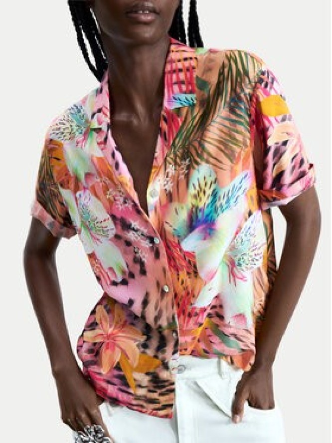 Desigual Koszula Nasau 26SWCW34 Kolorowy Regular Fit