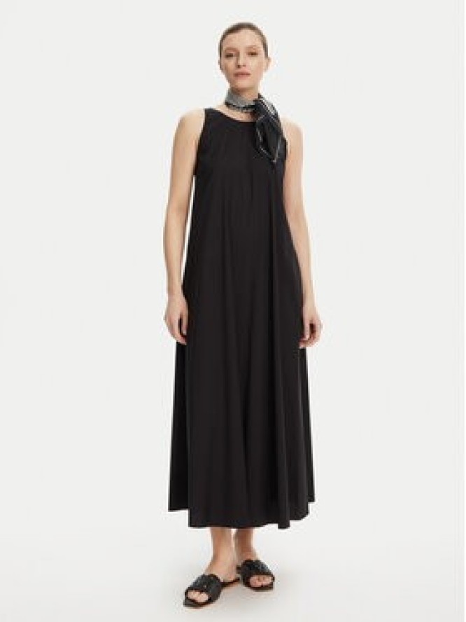 Max Mara Beachwear Sukienka letnia Romea 2516221019 Czarny Relaxed Fit