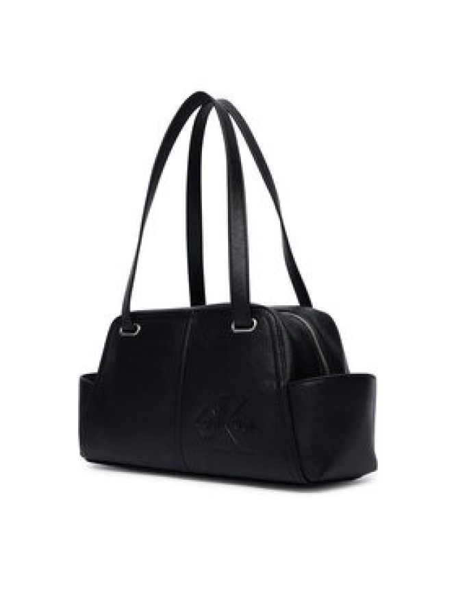 Calvin Klein Torebka Pockets Monologo Shoulder Bag LV04F3688G Czarny