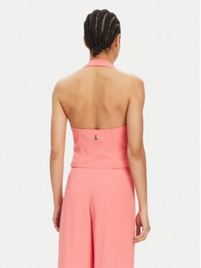 Patrizia Pepe Kamizelka 2C1618 A411 Koralowy Regular Fit