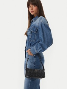 Guess Torebka Stacey Mini HWGG97 41720 Czarny