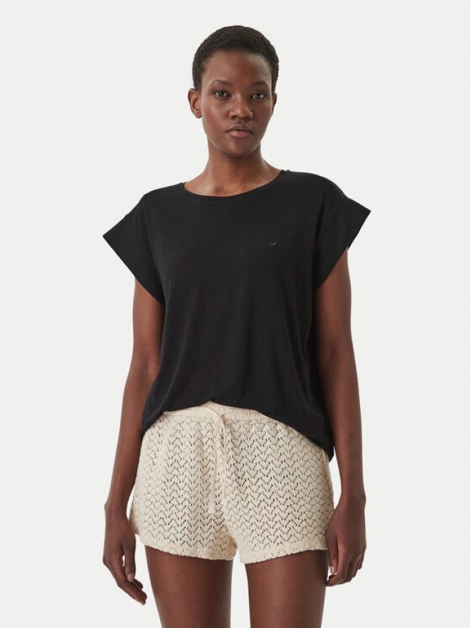 Emporio Armani T-Shirt EW003407 AF20240 UC001 Czarny Regular Fit