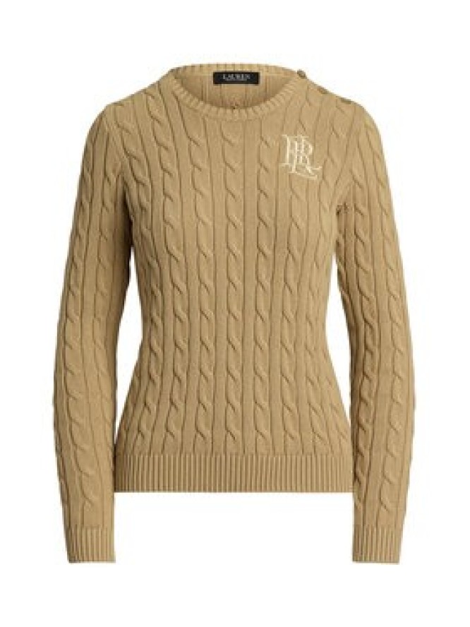 Lauren Ralph Lauren Sweter 200932223005 Beżowy Slim Fit