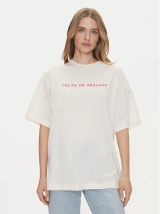 Vero Moda T-Shirt Taz Hailey 10337839 Biały Regular Fit